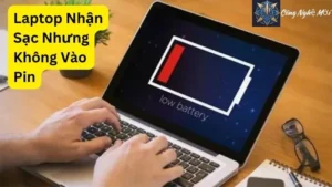 Laptop Nhận Sạc Nhưng Không Vào Pin